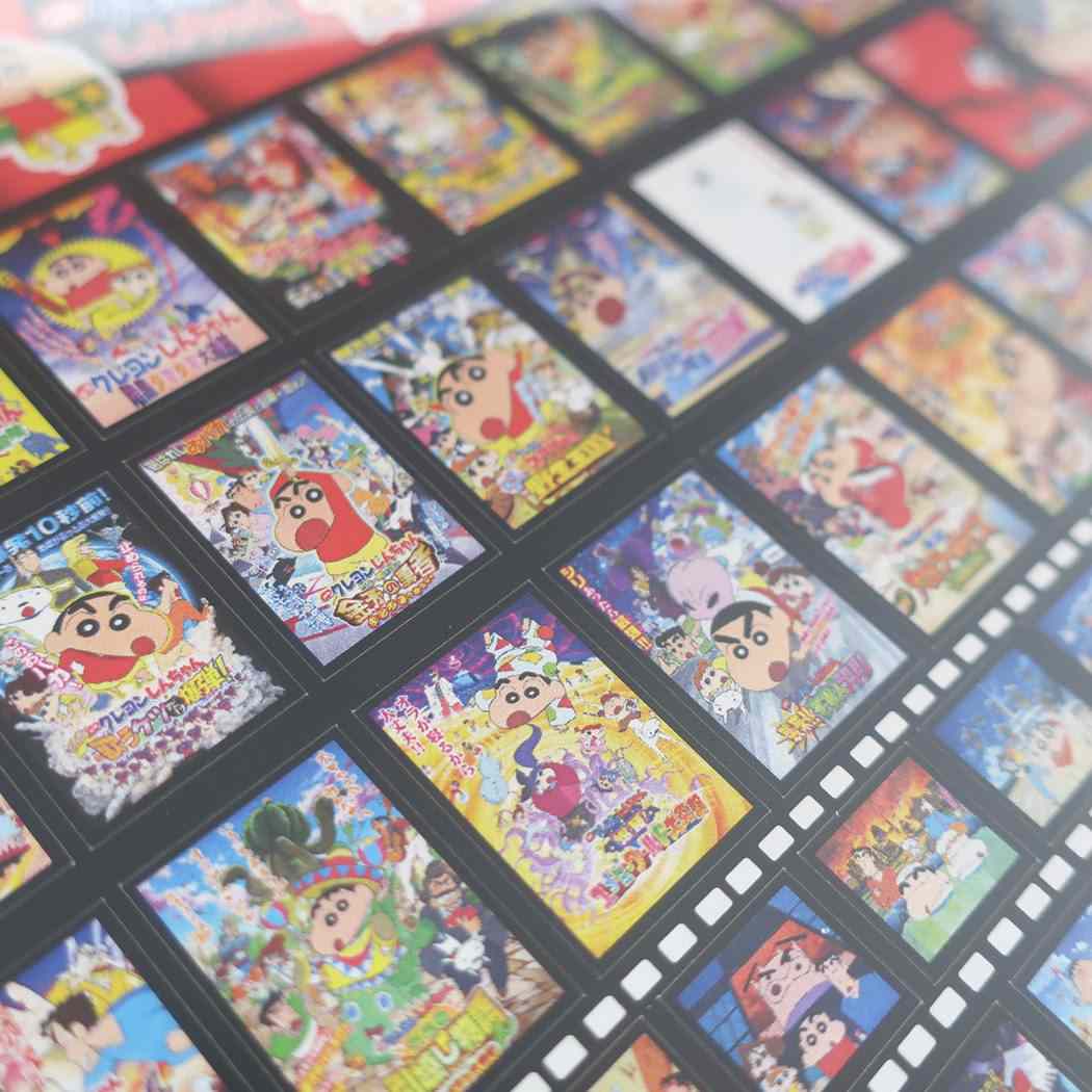 ミニステッカー クレヨンしんちゃん ボリューム シール 映画 1993-2020 コレクション雑貨 プレゼント 男の子 女の子 ギフト