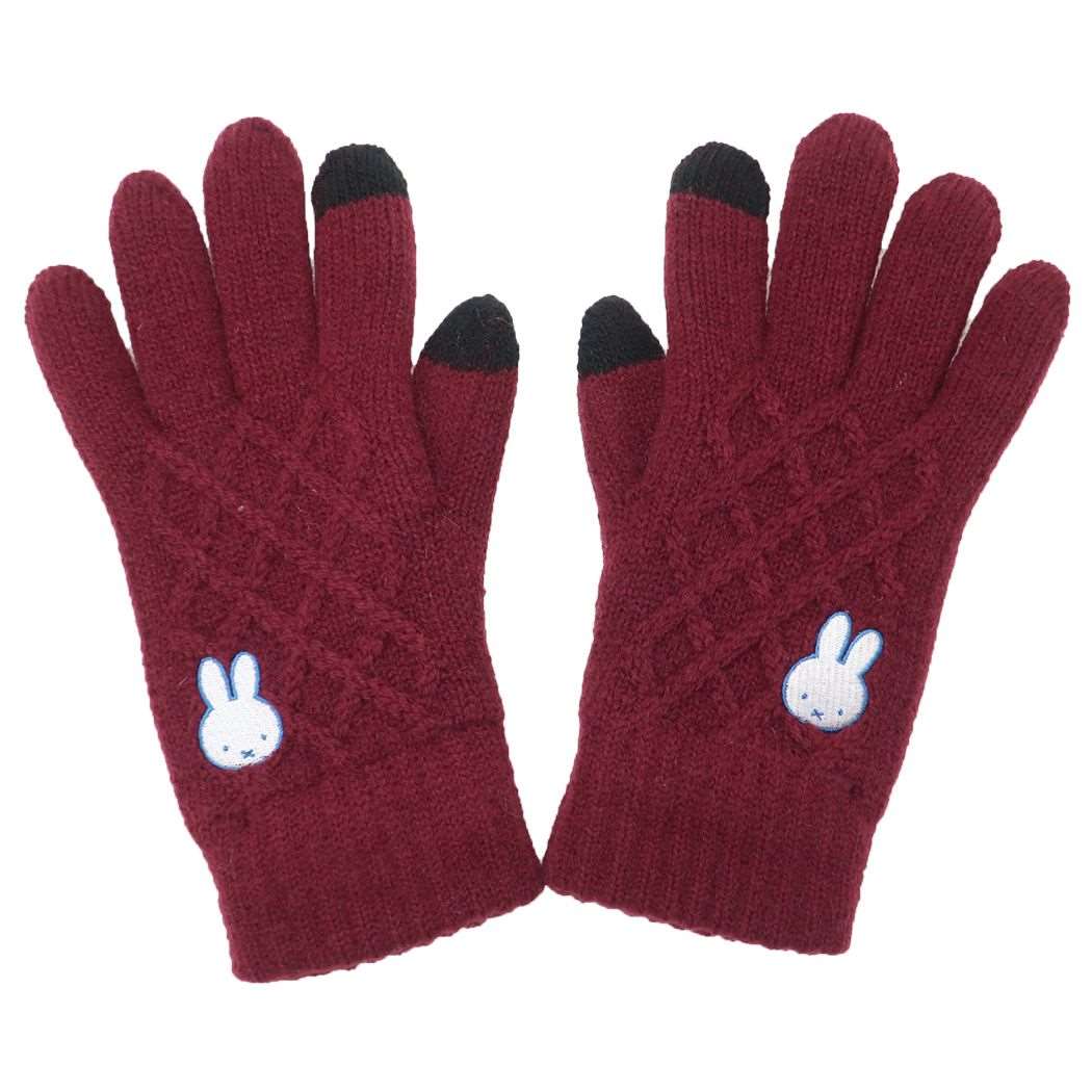 ミッフィー グッズ 手袋 ディックブルーナ 絵本キャラクター スマホ対応ケーブル手袋