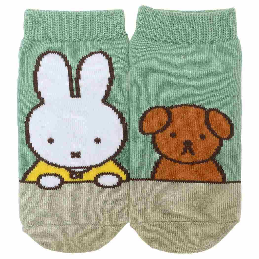 ミッフィー キッズソックス 子供用靴下 ミッフィーアンドスナッフィー GR 絵本キャラクター