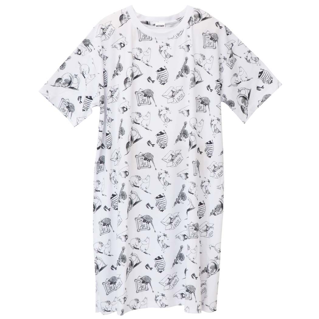 ムーミン グッズ クールTシャツ 北欧 キャラクター ロング T-SHIRTS 夏用 プレゼント 男の子 女の子 ギフト