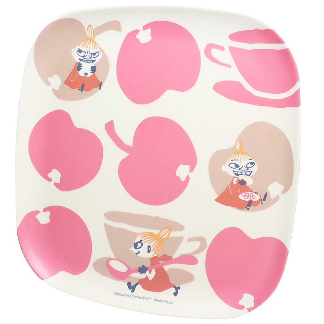 ムーミン 北欧 キャラクター 中皿 バンブースクエアプレート リトルミイ プレゼント 男の子 女の子 ギフト