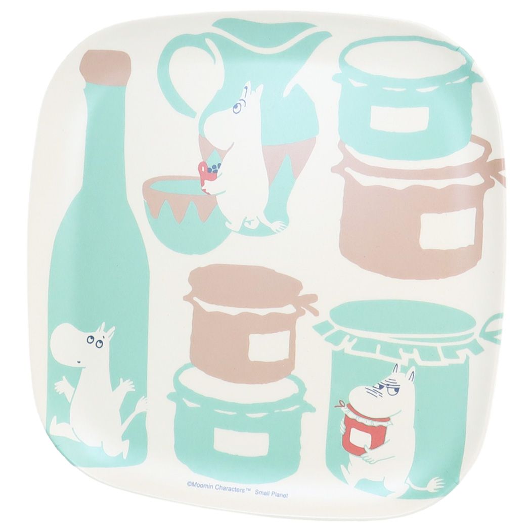 ムーミン 中皿 バンブースクエアプレート パントリー 北欧 スモールプラネット プレゼント 男の子 女の子 ギフト