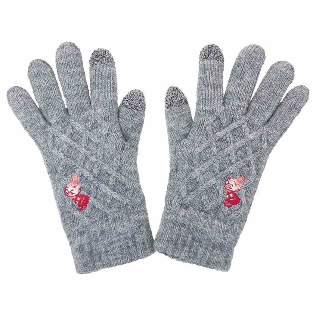 ムーミン グッズ 手袋 キャラクター スマホ対応ケーブル手袋 リトルミイよろこび