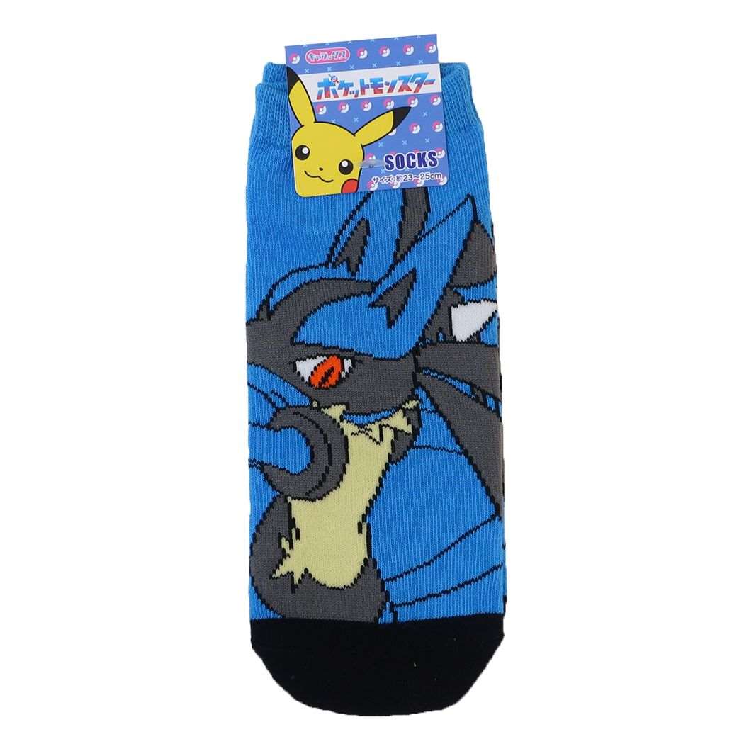 ポケットモンスター レディースソックス 女性用靴下 ルカリオ バトル ポケモン