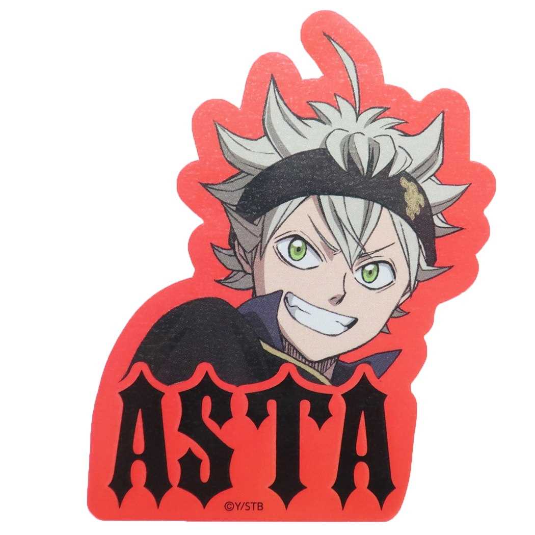ブラッククローバー ステッカー ビニール ダイカット 少年ジャンプ ステッカー アニメキャラクター アスタ プレゼント 男の子 女の子