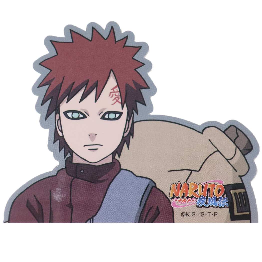 NARUTO ナルト ダイカットビニールステッカー 少年ジャンプ ビッグシール アニメキャラクター 我愛羅 プレゼント 男の子 女の子