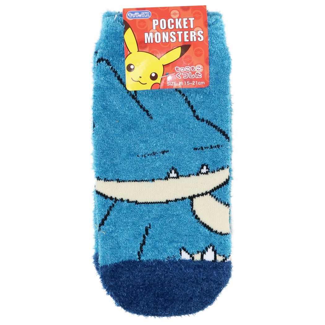 ポケットモンスター ジュニアもこもこショートソックス 小学生用防寒室内靴下 ゴンベアップ ポケモン プレゼント 男の子 女の子 ギフト