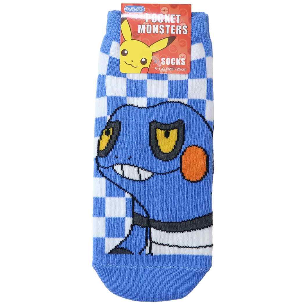 ポケットモンスター グッズ 女性用靴下 キャラクター レディースソックス グレッグル チェック プレゼント 男の子 女の子 ギフト