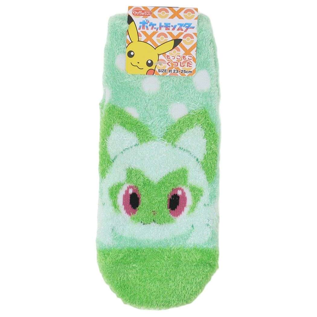 ポケットモンスター ポケモン キャラクター もこもこソックス もっこもこ靴下 ニャオハ