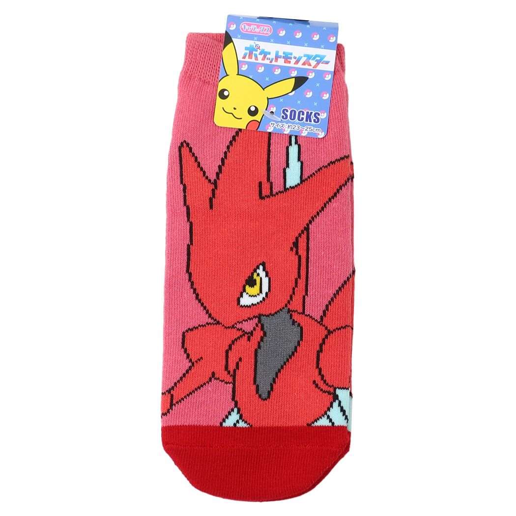ポケットモンスター 女性用靴下 レディースソックス ハッサム バトル ポケモン スモールプラネット