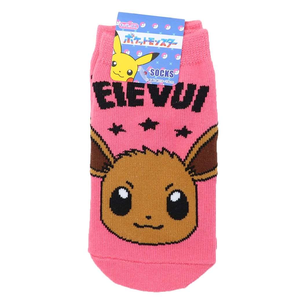 ポケットモンスター 子供用靴下 キッズソックス イーブイとロゴ ポケモン