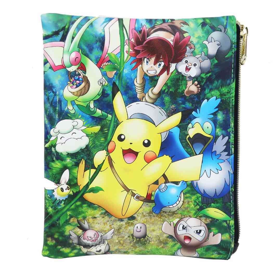 ポケモン 合皮平ポーチ フラットポーチ 集合 劇場版 ポケットモンスター ココ スモールプラネット プレゼント 男の子 女の子 ギフト