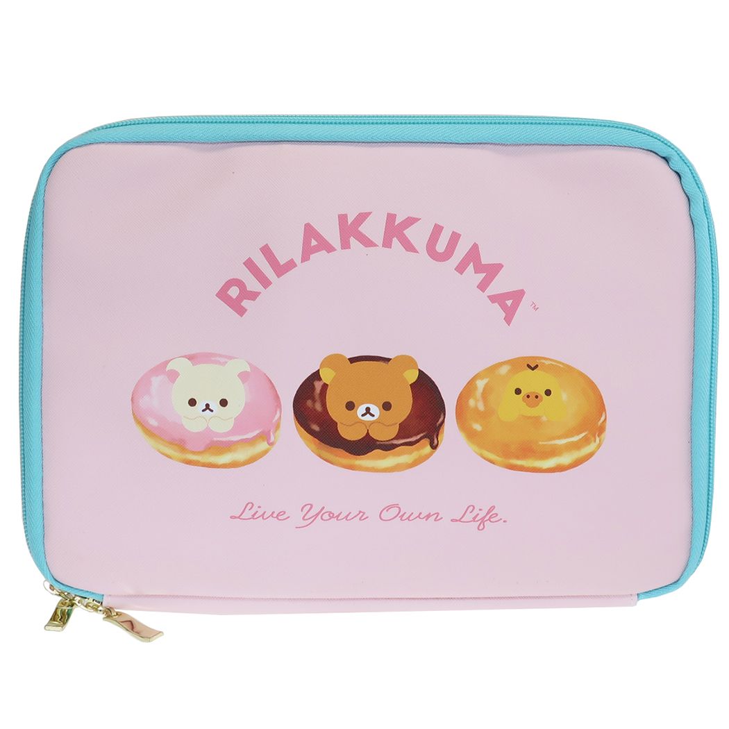 リラックマ タブレットケース グッズ ガジェットケース S ドーナツ ピンク プレゼント 男の子 女の子 ギフト