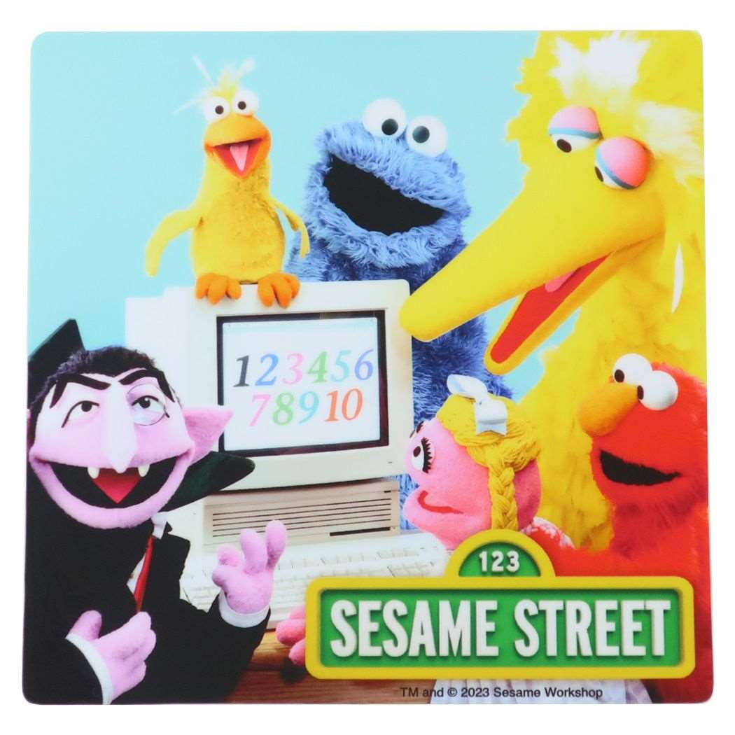 セサミストリート グッズ ビッグシール キャラクター アウトドアステッカー カウント