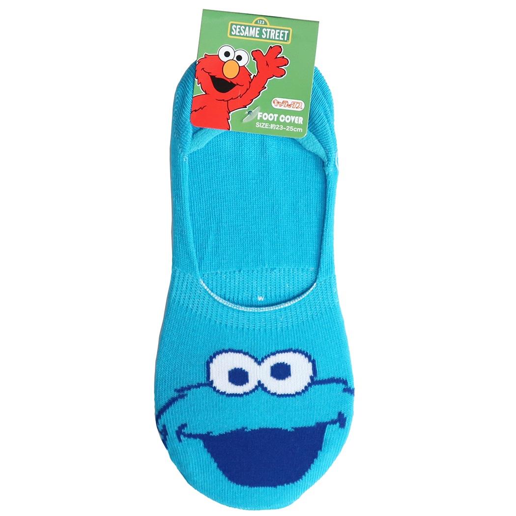 セサミストリート SESAMI STREET グッズ 女性用 靴下 レディース フットカバーソックス クッキーモンスターアップ スモールプラネットセ