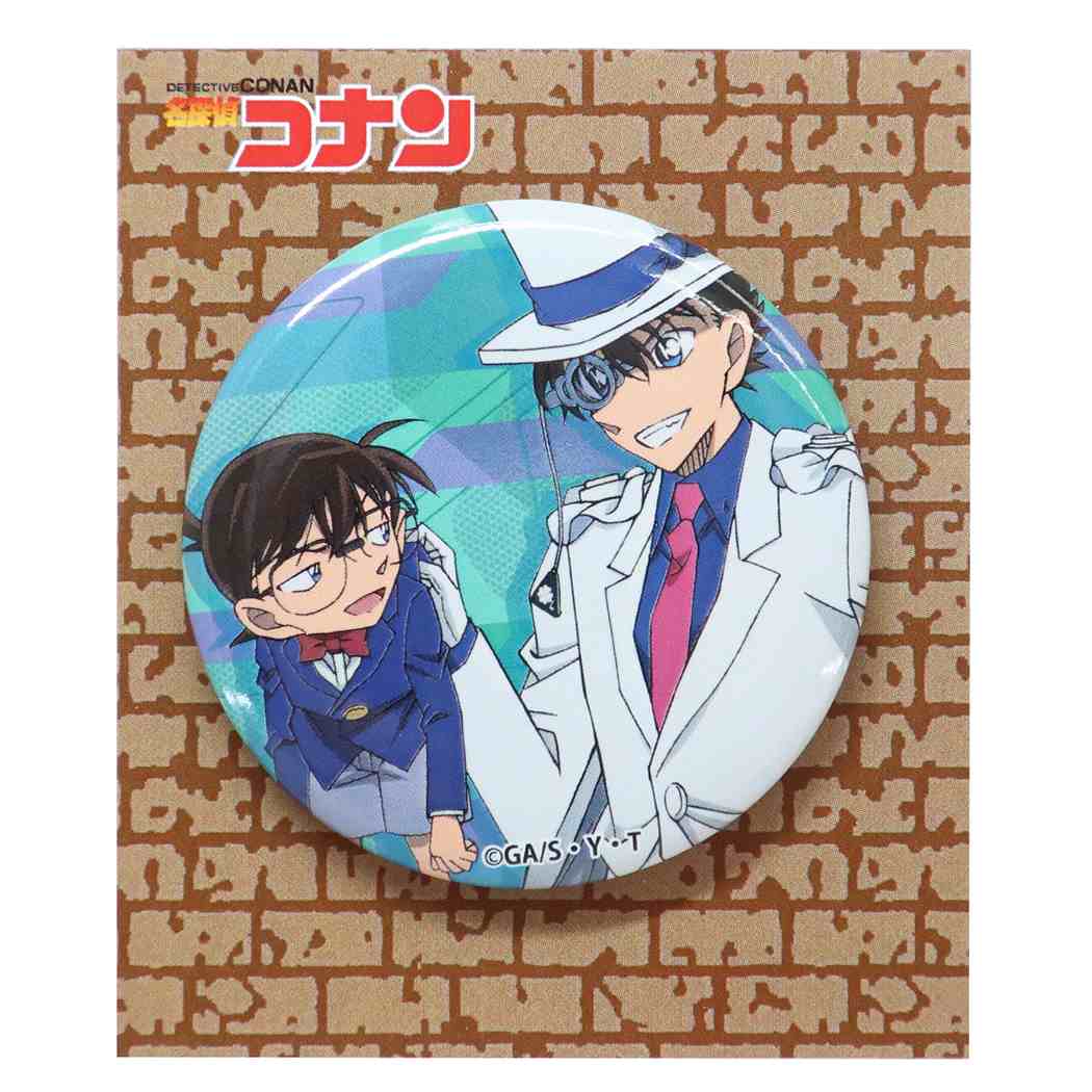 名探偵コナン グッズ 缶バッジ アニメキャラクター カンバッジ コナン&キッド プレゼント 男の子 女の子 ギフト