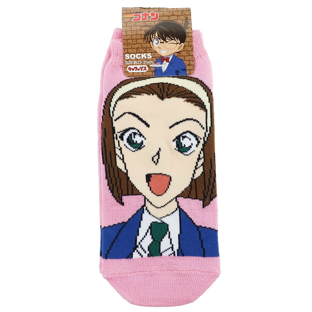 女性用 靴下 名探偵コナン レディース ソックス スモールプラネット 園子 グッズ プチギフト プレゼント 男の子 女の子
