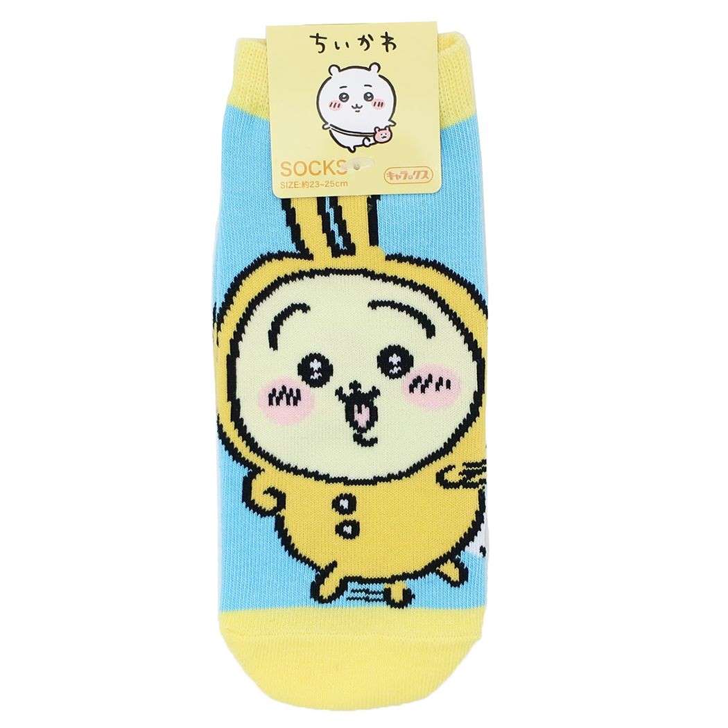 ちいかわ レディースソックス 女性用靴下 キャラクター うさぎ パジャマ プレゼント 男の子 女の子 ギフト