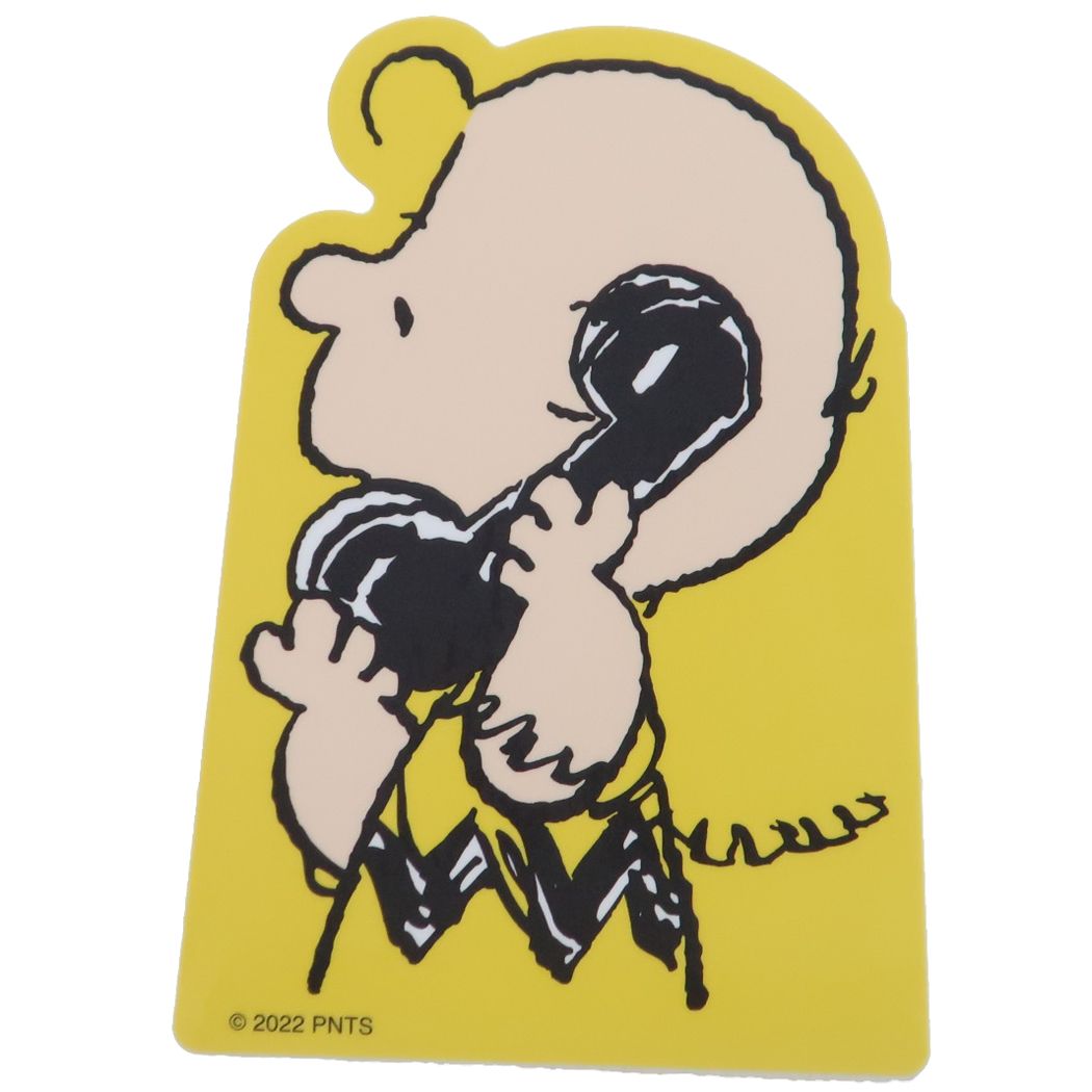 スヌーピー ダイカットビニールステッカー ビッグシール 電話 ピーナッツ キャラクター プレゼント 男の子 女の子 ギフト