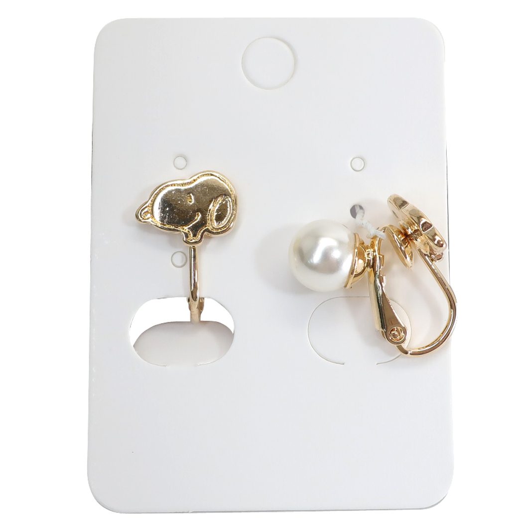 スヌーピー 2way イヤリング アクセサリー にっこり&パール ピーナッツ スモールプラネット プレゼント 男の子 女の子 ギフト