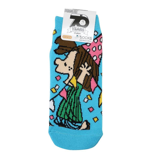 女性用 靴下 スヌーピー レディース ソックス ピーナッツ 70周年記念パーティー パティ コレクション雑貨 キャラクター プレゼント