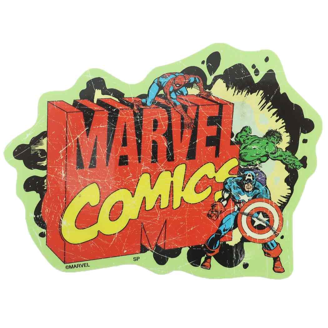 マーベル アウトドアステッカー ビッグシール ロゴ&キャラクター MARVEL キャラクター プレゼント 男の子 女の子 ギフト