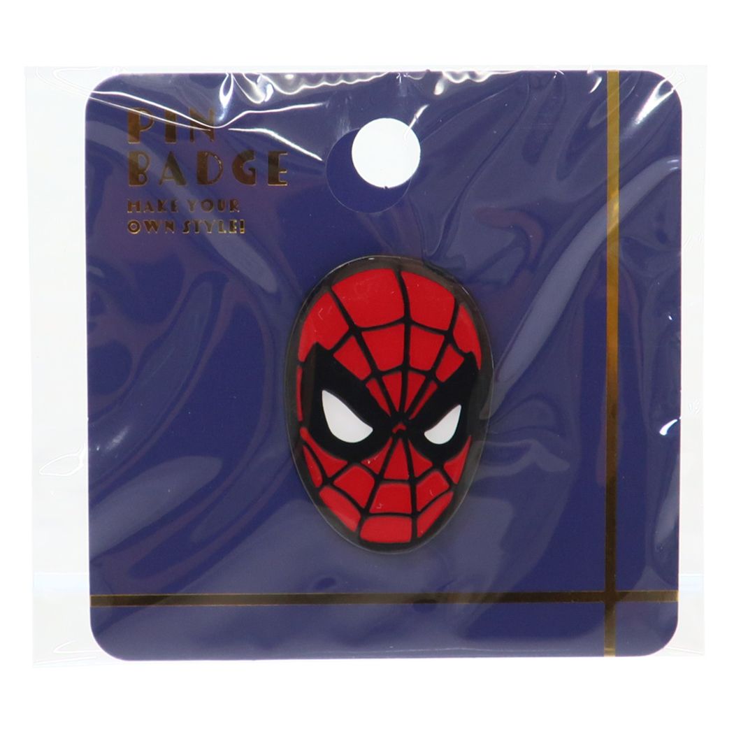 スパイダーマン ピンズ ピンバッジ フェイス MARVEL キャラクター