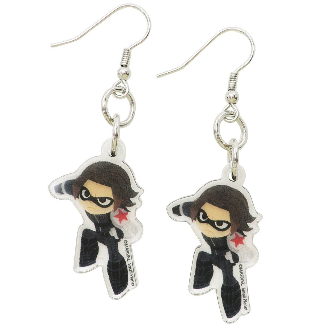 アクリル ピアス ウィンターソルジャー マーベル ギフト雑貨 MARVEL × GuriHiru キャラクター グッズ スモールプラネットク