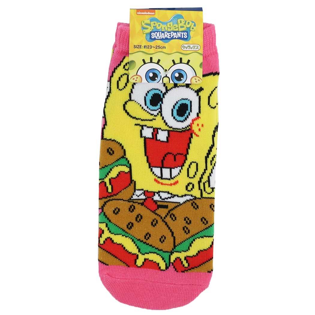 スポンジボブ キャラクター 女性用 靴下 レディース ソックス バーガー グッズ プレゼント 男の子 女の子 ギフト