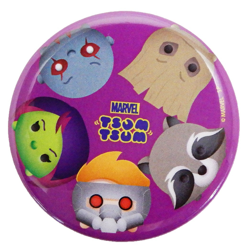 缶バッジ ガーディアンズオブギャラクシー ビッグ カンバッジ マーベルツムツム スモールプラネット 直径4.3cm プレゼント