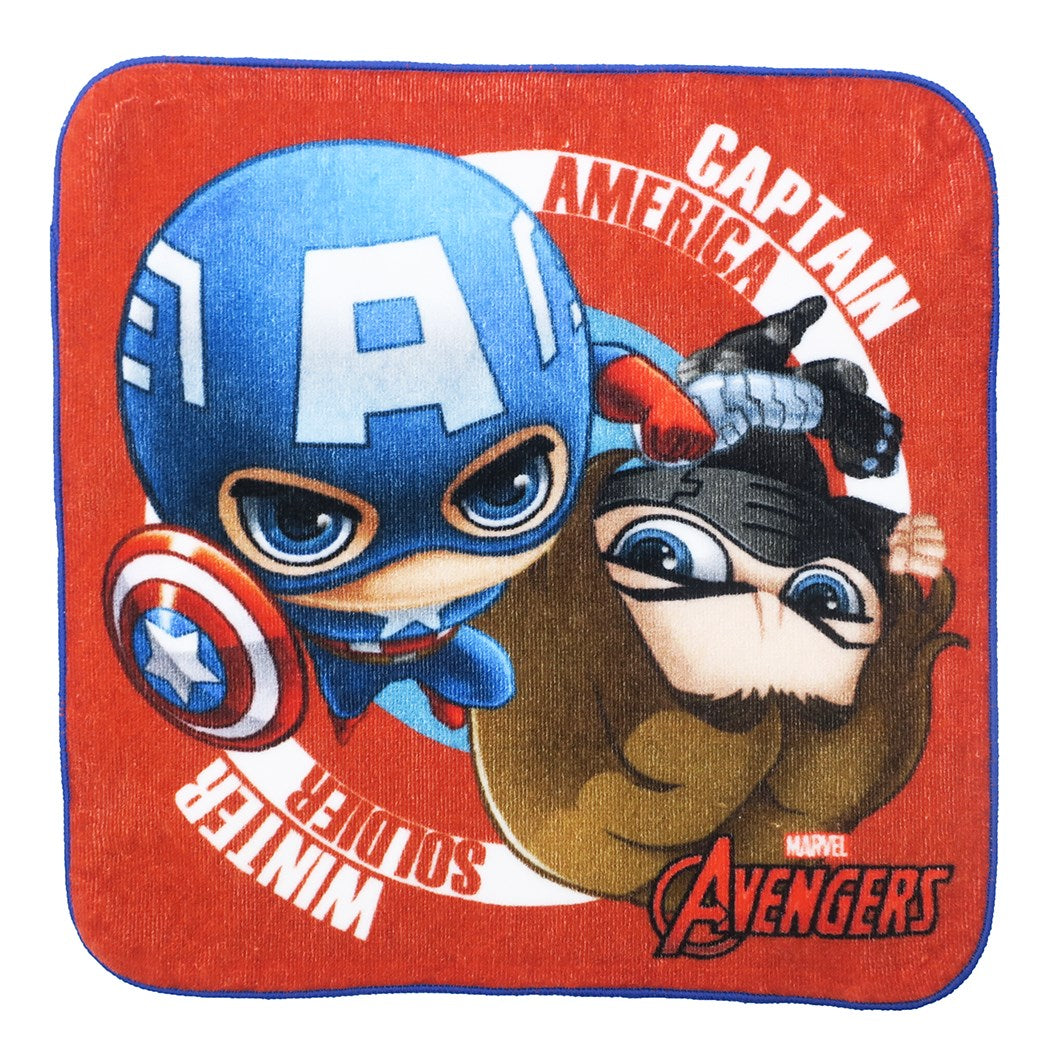 インクジェットハンカチタオル キャプテンアメリカ ミニタオル マーベル &ウィンターソルジャー スモールプラネット ギフト雑貨 グッズ プレ