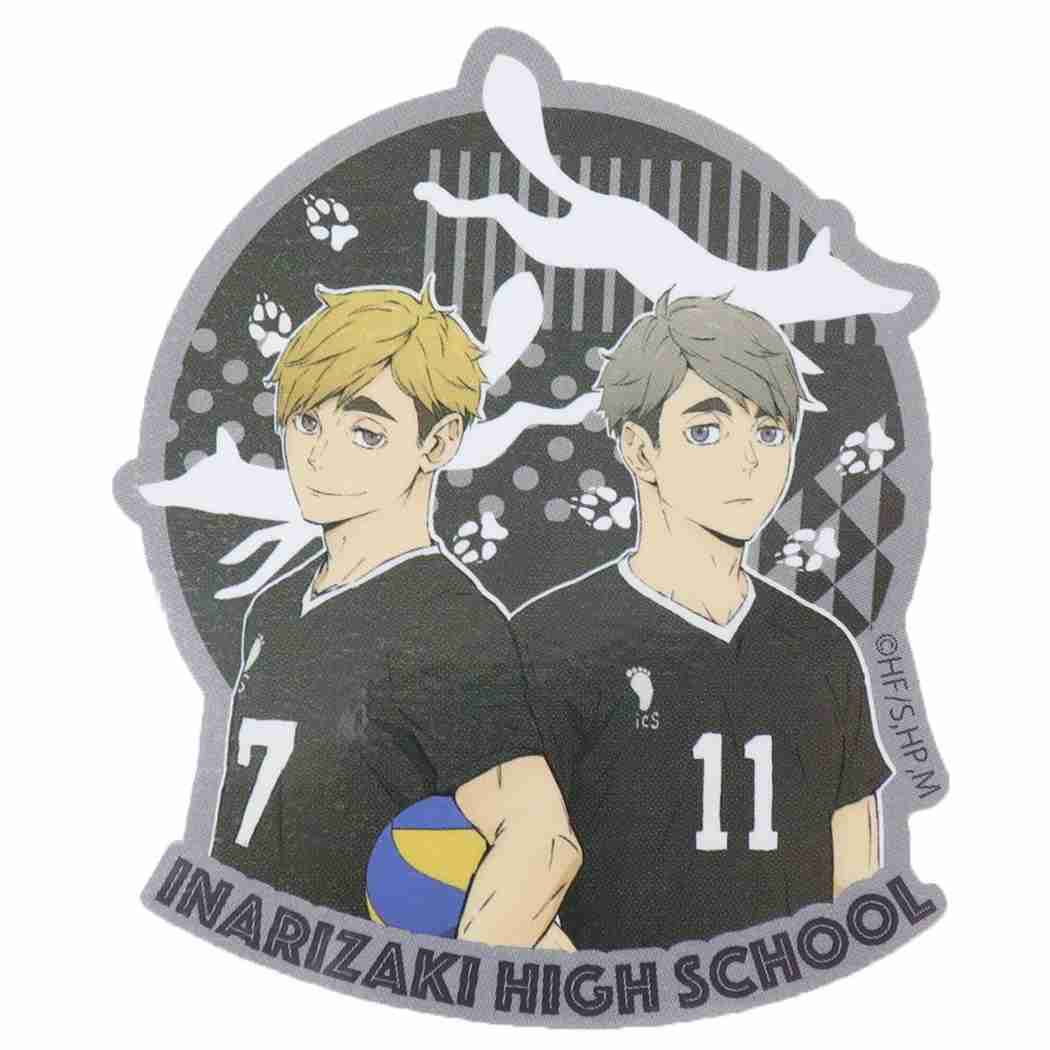 ハイキュー!! ビッグ シール 少年ジャンプ ダイカット ビニール ステッカー アニメキャラクター 宮侑&宮治 プレゼント 男の子 女