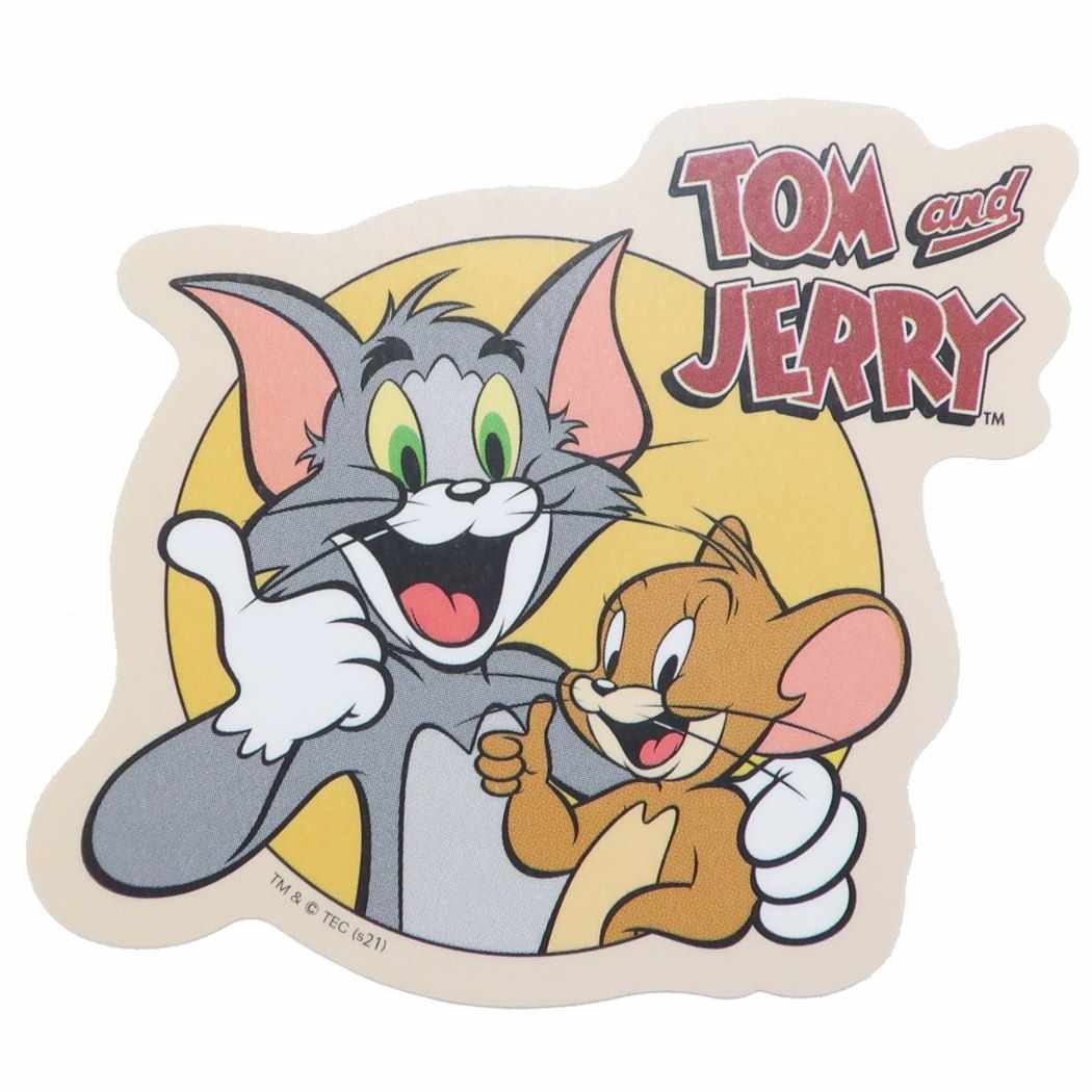 トムとジェリー ステッカー ビニール ダイカット ワーナーブラザース ステッカー キャラクター サムズアップ プレゼント 男の子 女の
