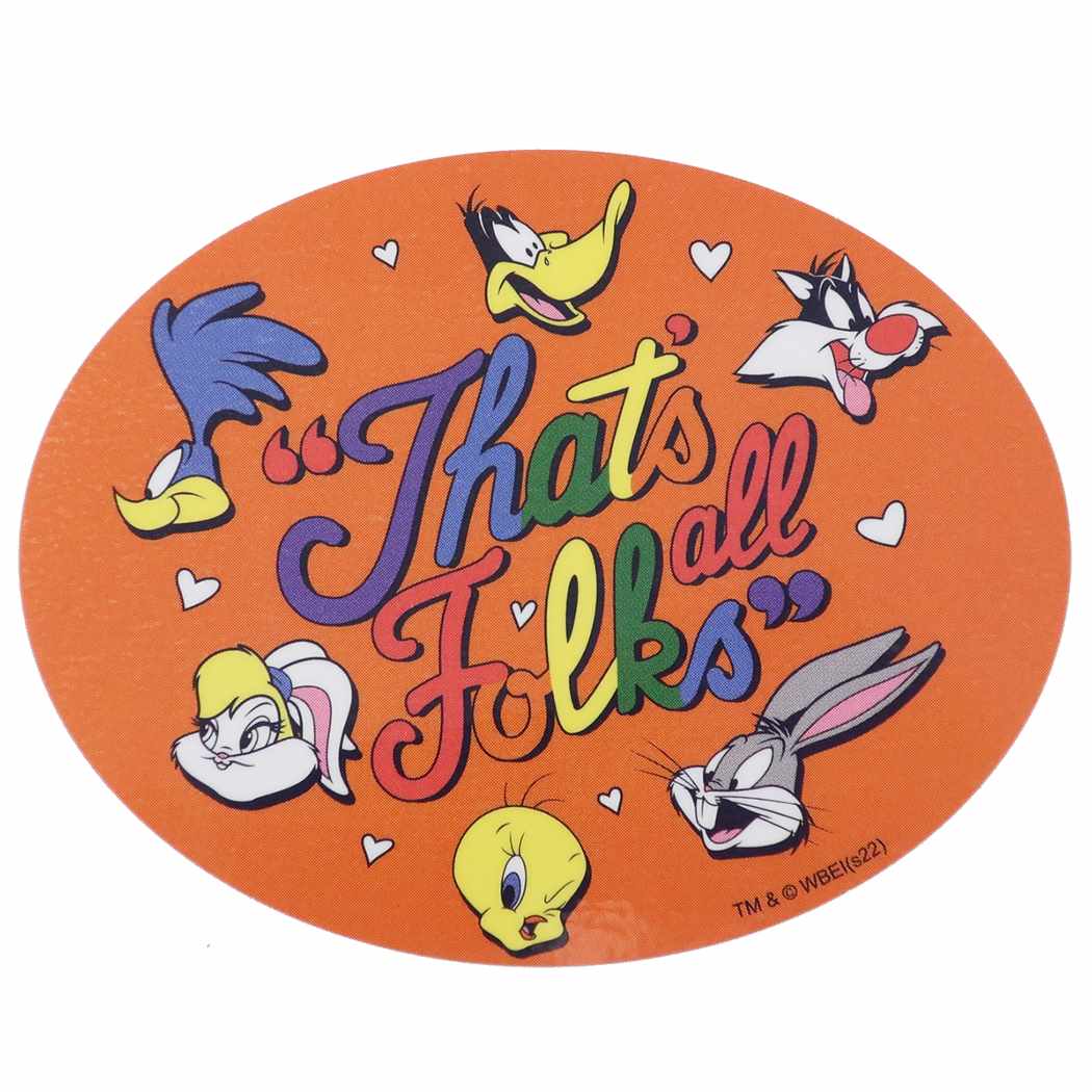 ビッグシール ダイカット ビニール ステッカー ルーニーテューンズ フェイス 集合 LOONEY TUNES キャラクター プレゼント