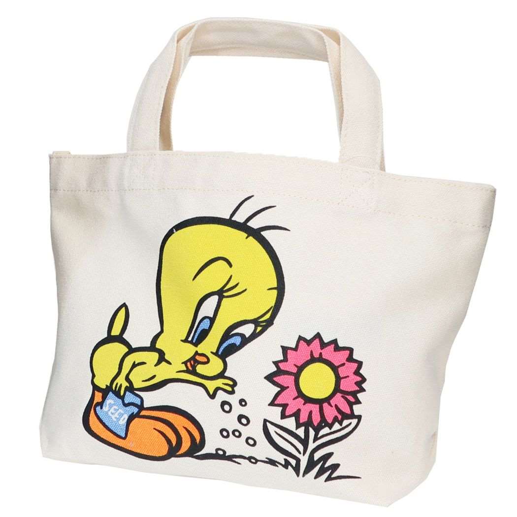 トゥイーティー キャラクター ランチバッグ マチ付バッグ 成長