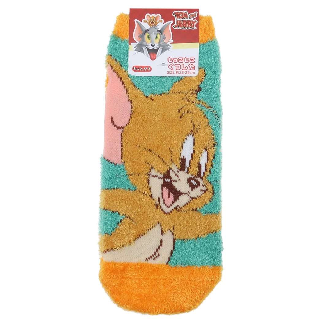 トム&ジェリー グッズ もこもこソックス キャラクター もっこもこ靴下 ジェリー