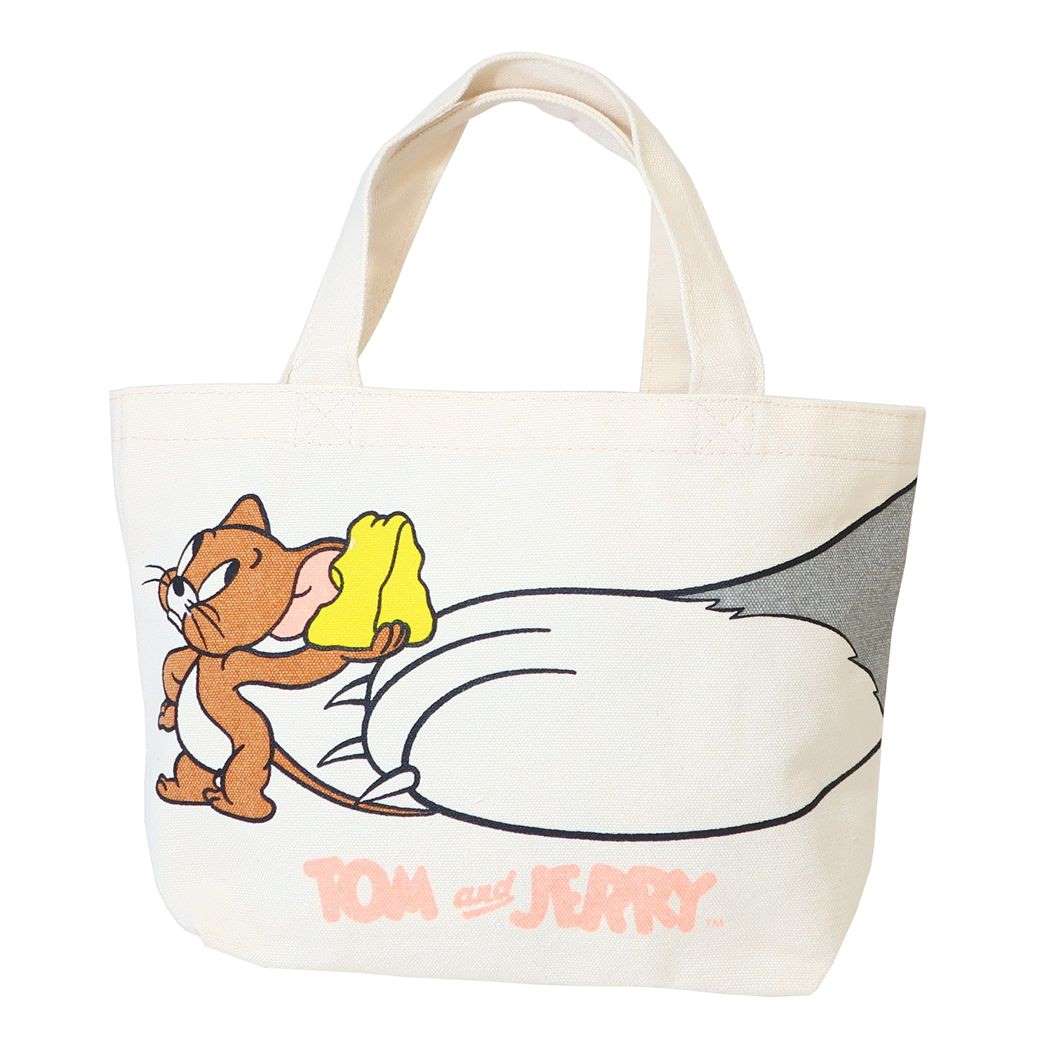 トムとジェリー グッズ ランチバッグ キャラクター マチ付バッグ チーズ