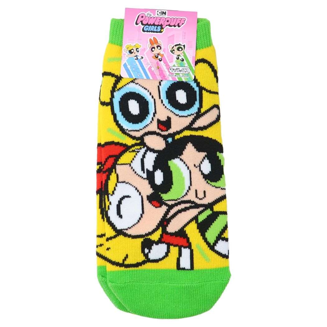 パワーパフガールズ レディースソックス 女性用靴下 なかよしトリオ キャラクター