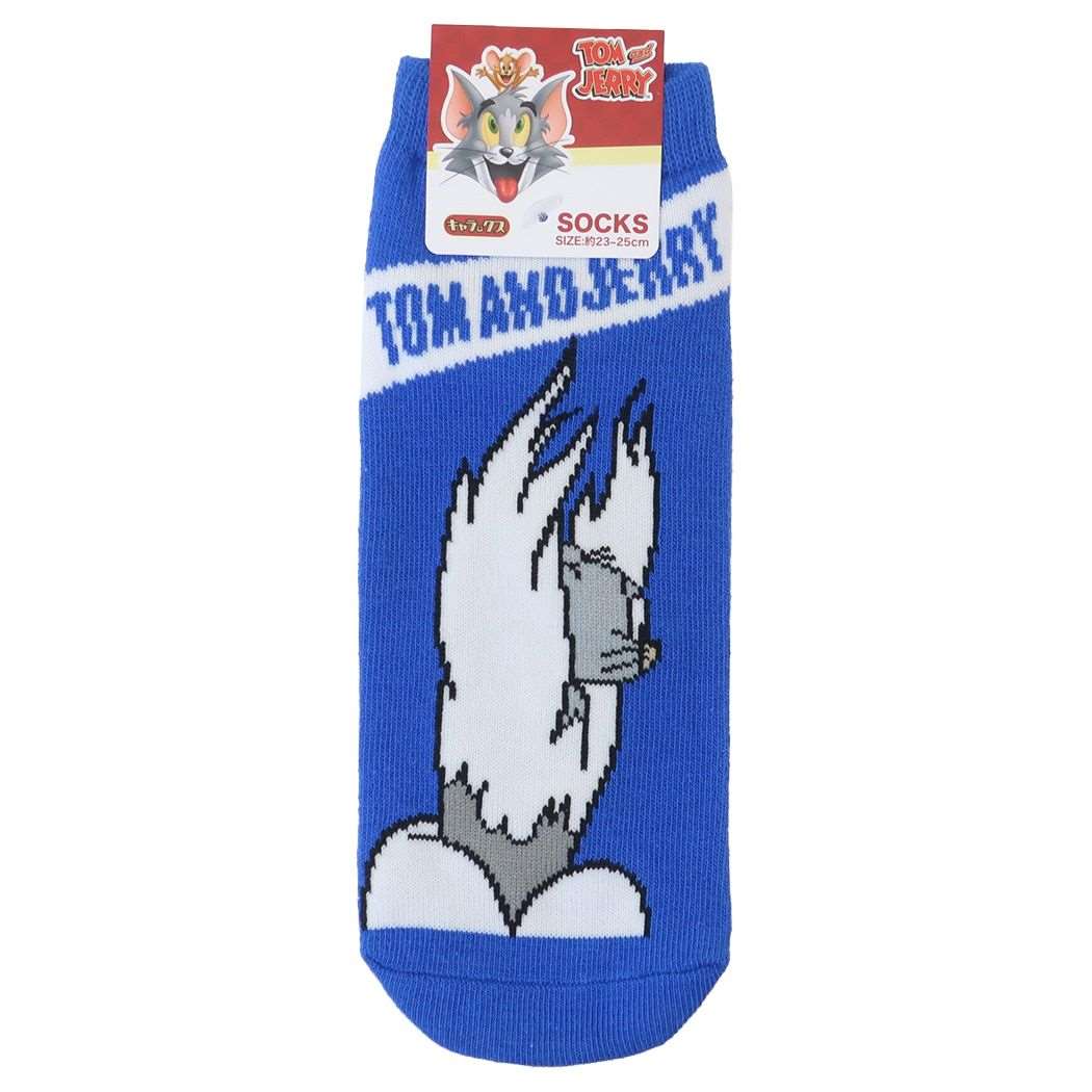 トム&ジェリー キャラックス ワーナーブラザース 靴下レディース キャラクター しっぽに隠れる