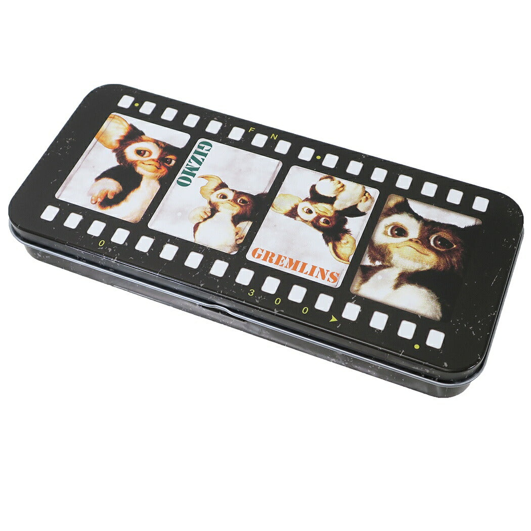 グレムリン 筆箱 フラット カンペンケース ギズモ フィルム スモールプラネット 新学期準備 文房具 缶 ペンケース キャラクター プレゼン