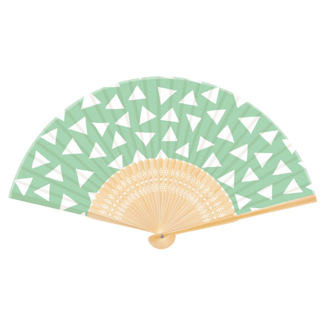 夏雑貨 扇子 Wamon 日本の紋様 三角 プレゼント 男の子 女の子 ギフト