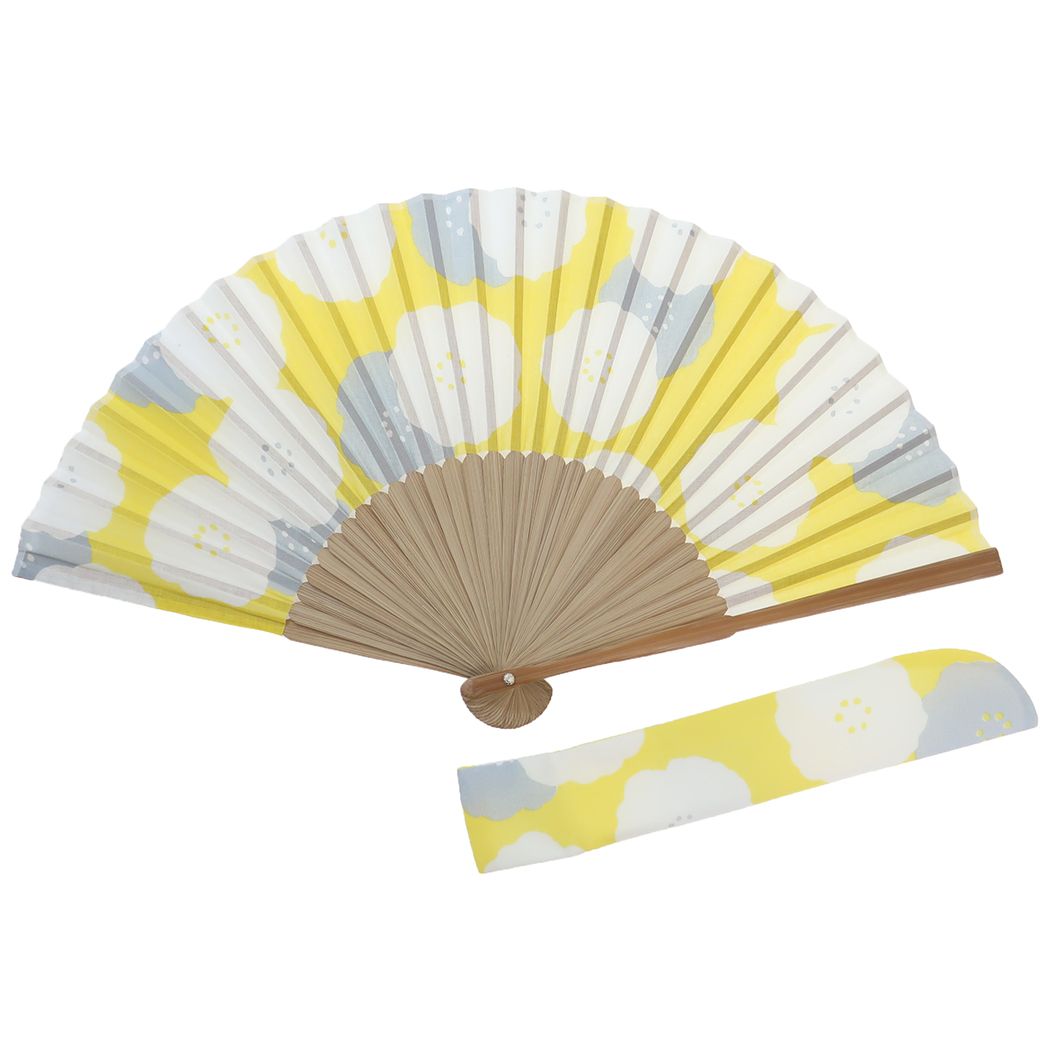 夏雑貨 aina 扇子 フラワー 新日本カレンダー