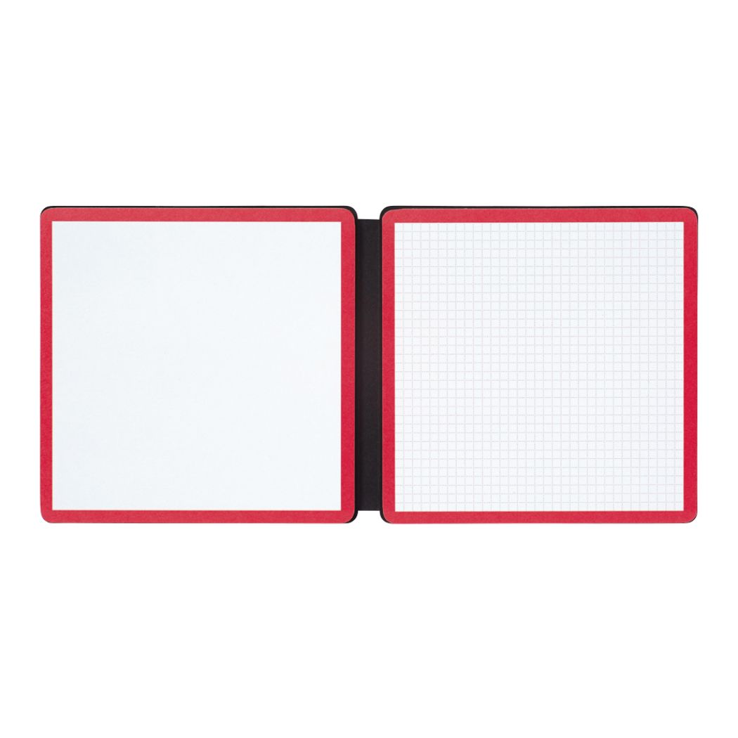 付箋 kleid クレイド Side-color memo label スクエア2wayふせん Black Red プレゼント 男の子