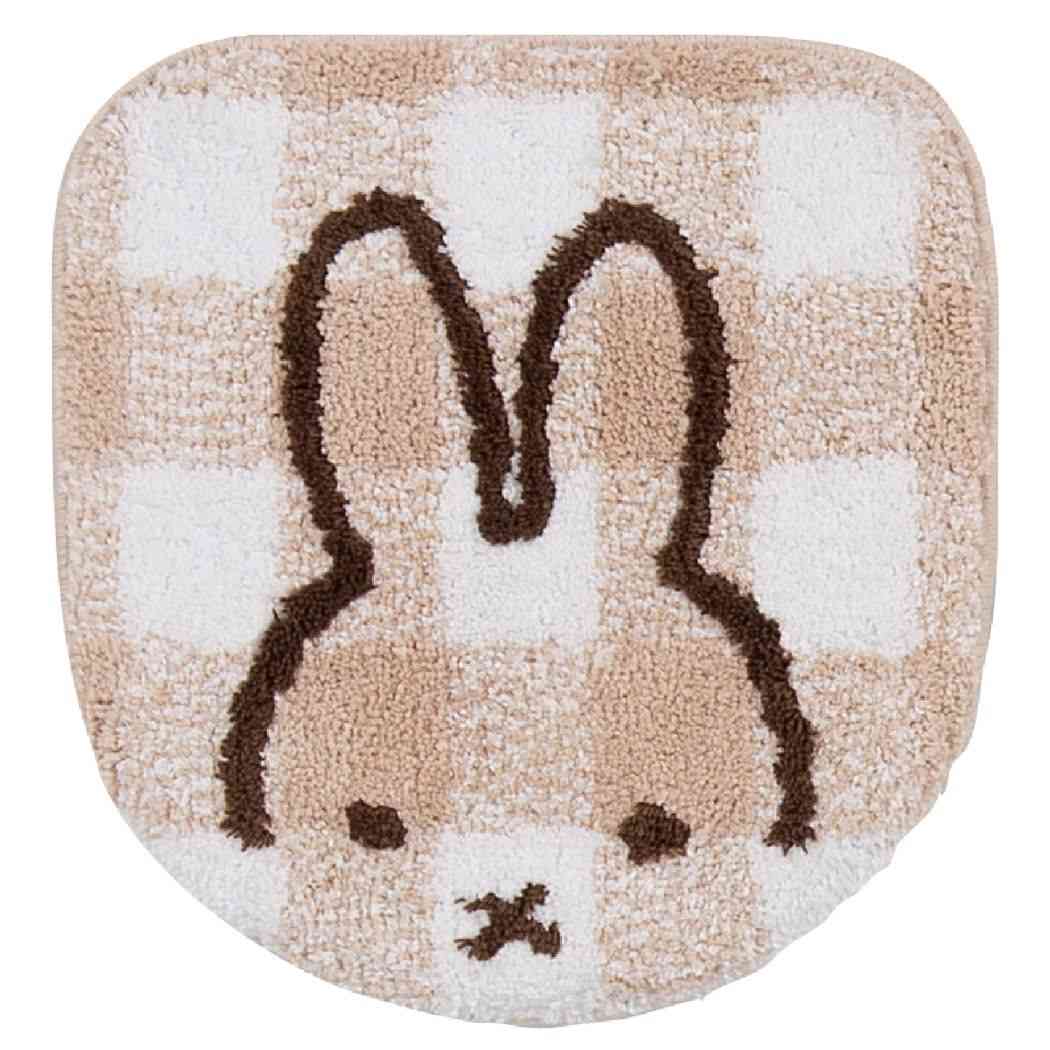 ミッフィー グッズ トイレ用品 絵本キャラクター 兼用フタカバー
