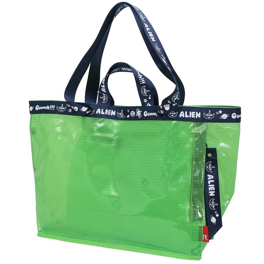 トートバッグ トイストーリー エイリアン グランデ PVC メッシュ ディズニー 55×33×15cm 手提げかばん プレゼント 男の