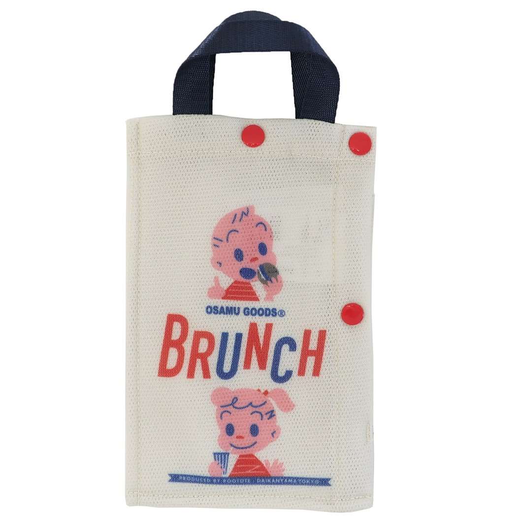 オサムグッズ 不織布マスク携帯ケース トートバッグ型 マスクケース BRUNCH Osamu Goods ルートート プレゼント 男の