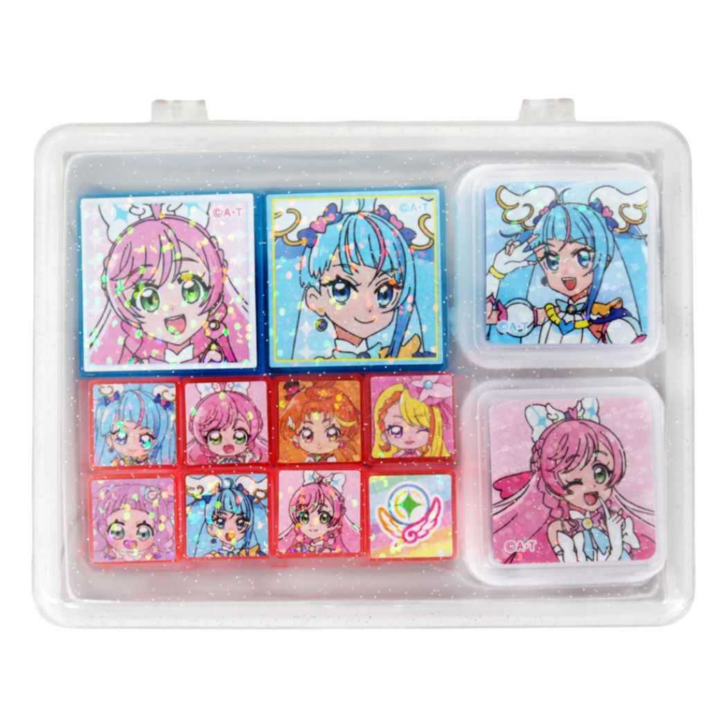 ひろがるスカイ!プリキュア ケースつきスタンプ はんこセット アニメキャラクター