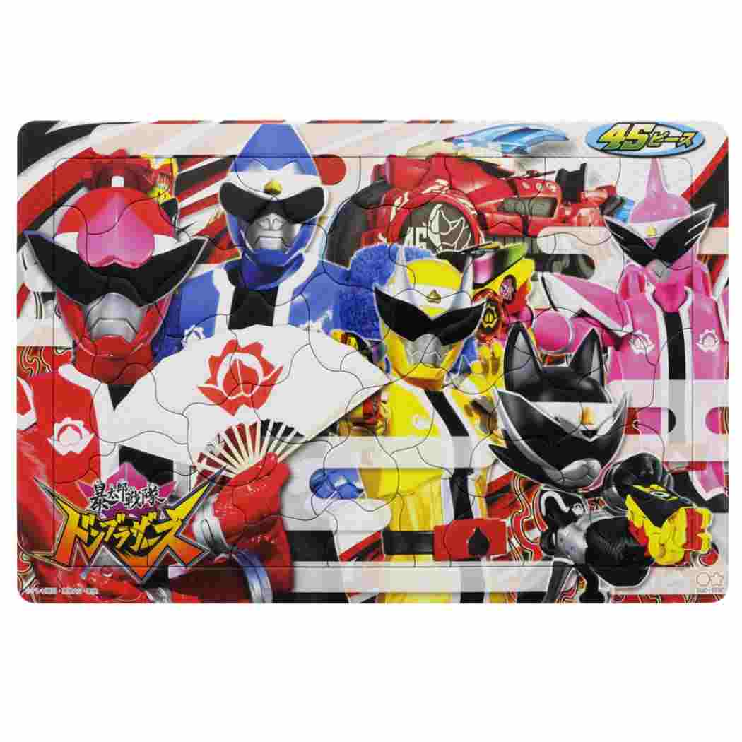 暴太郎戦隊ドンブラザーズ グッズ ケース付き B4パズル キャラクター 知育玩具 45ピース プレゼント 男の子 女の子 ギフト