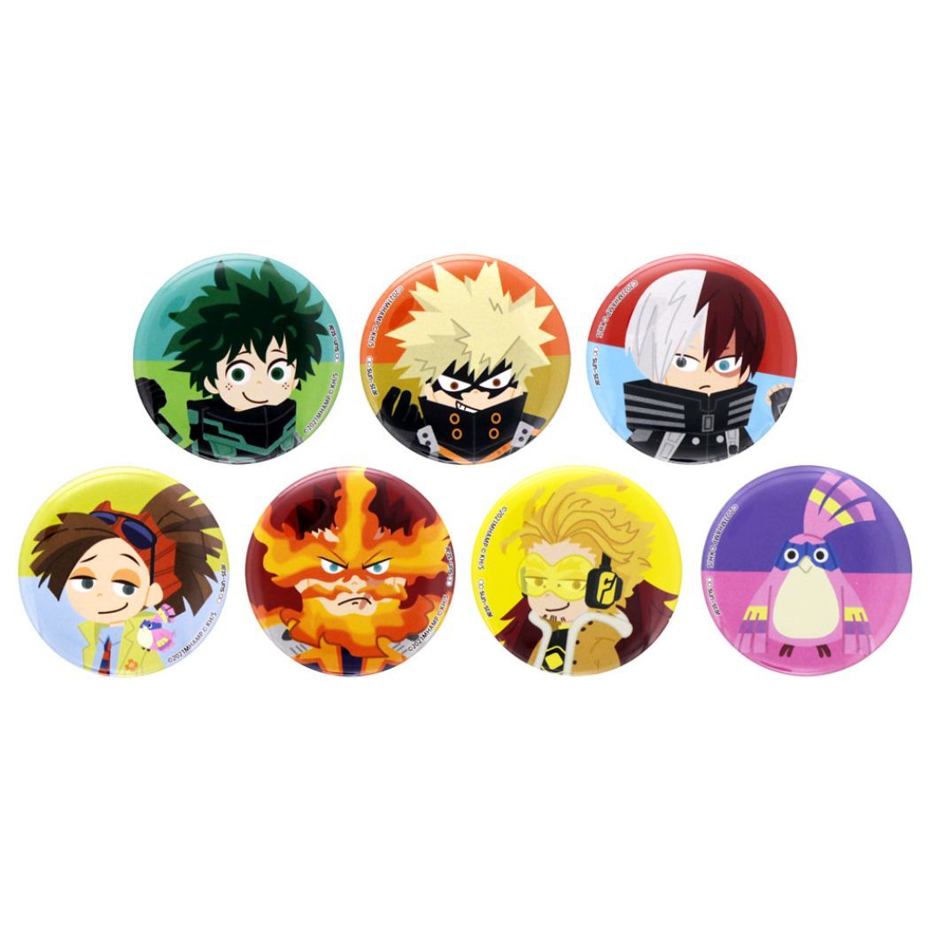 僕のヒーローアカデミア グッズ 缶バッジ 少年ジャンプ アニメキャラクター カンバッジ 全7種 プレゼント 男の子 女の子 ギフト