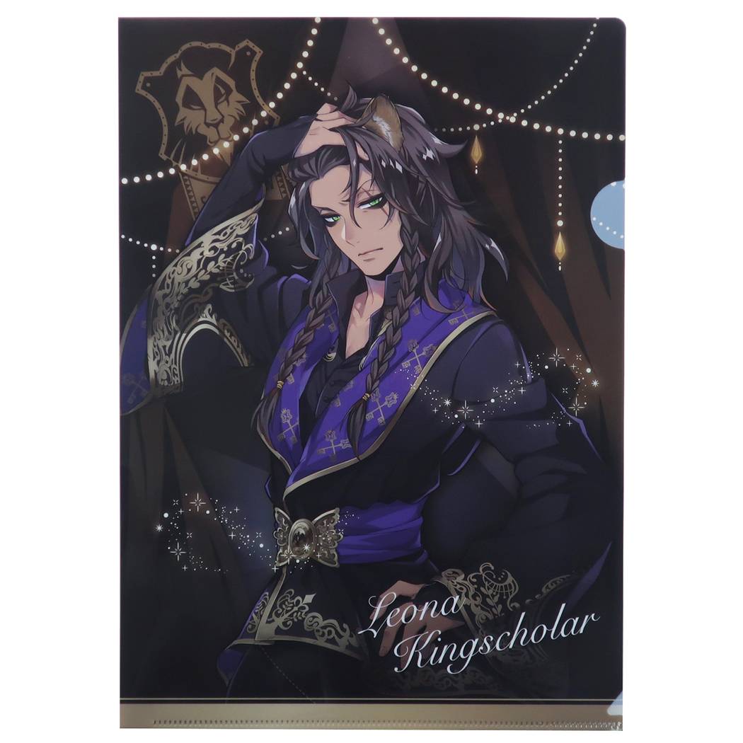 A4 シングル クリアファイル ツイステ グッズ 式典服 レオナキングカラー クリアフォルダー ツイステッドワンダーランド サンスター文具 コレクショ
